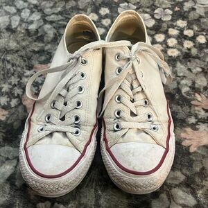 White low top converse